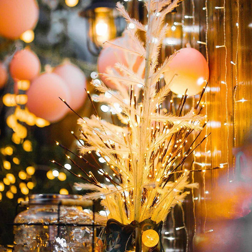 

2 Pack Branch Lights, 20 LED Twig Branch Tree Lights Flexible Branch Decoration Lights Powered Tree Lamp for Home Christmas
