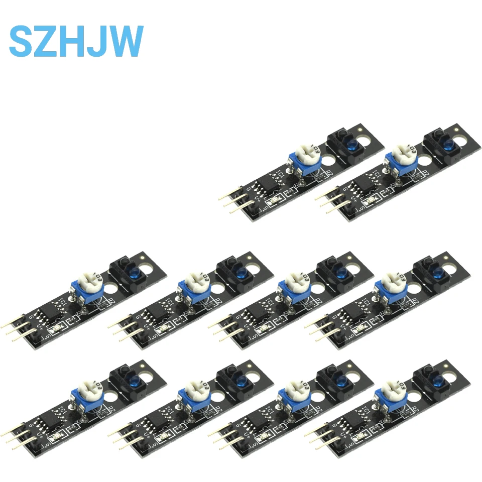 1/5/10pcs TCRT5000 3PIN Tracking Module IR Infrared Line Reflection Track Follower Sensor TCRT5000 Obstacle Avoidanc For Arduino image 9
