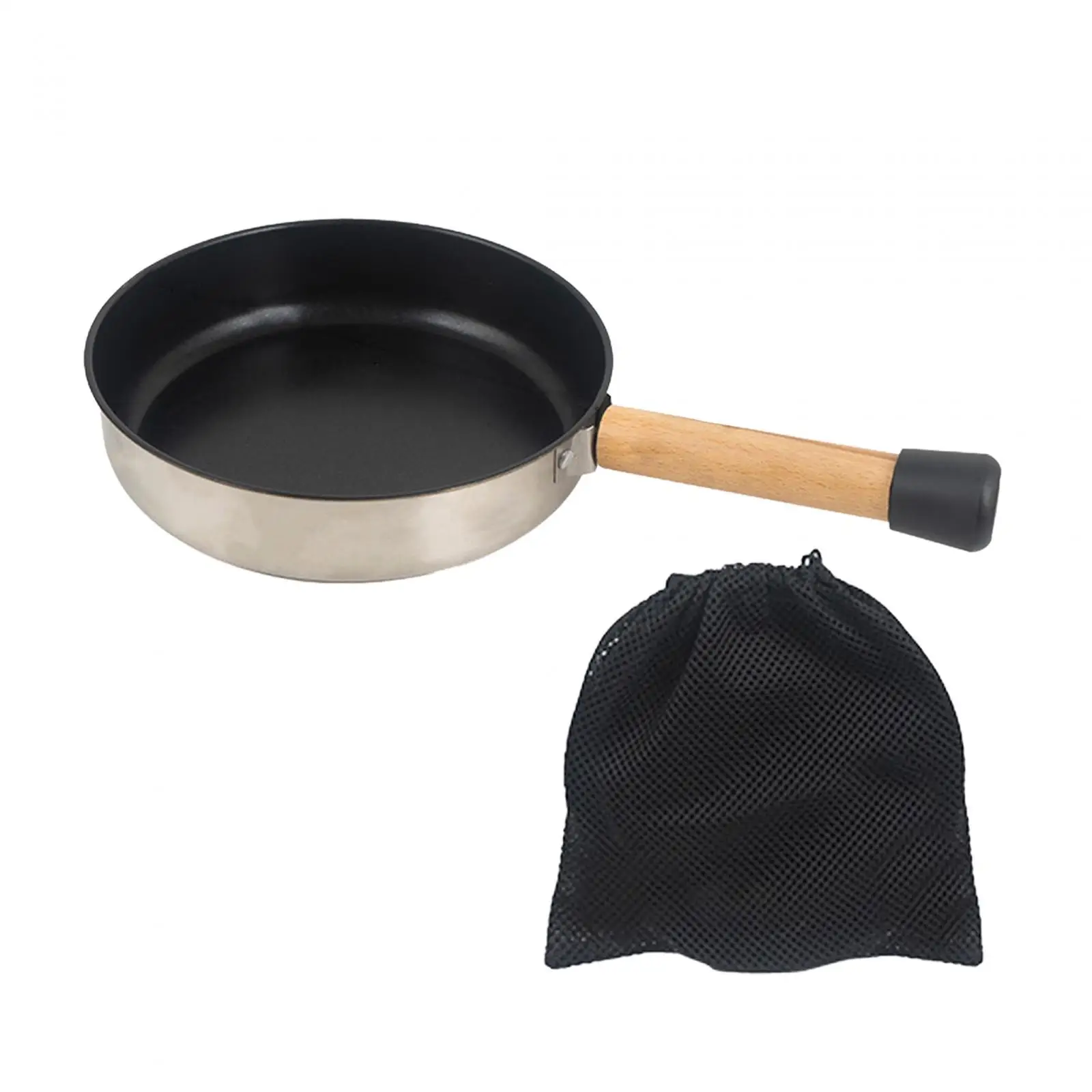 Camping Frying Pan Cooker with Removable Handle for Picnic Camping Fishing