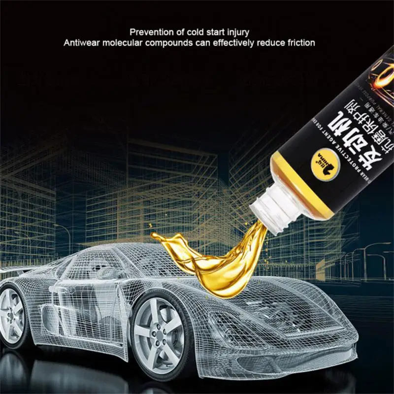 Engine Repair Additive 100ml Engine Anti-wear Repair Agent Fuel Efficient Engine Internal Cleaning Agent Remove Sludge Lubricant