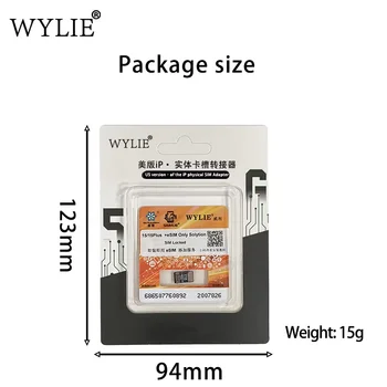 Cavo flessibile Wylie per iPhone 15, 15 Plus, iPhone 16, 16 Plus con eSIM, solo soluzione, senza CNC, senza SIM fisica richiesta
