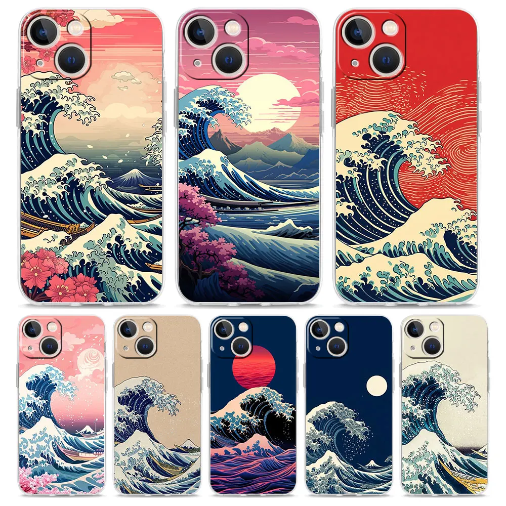 Fashionable Great Blue Wave Phone Case
