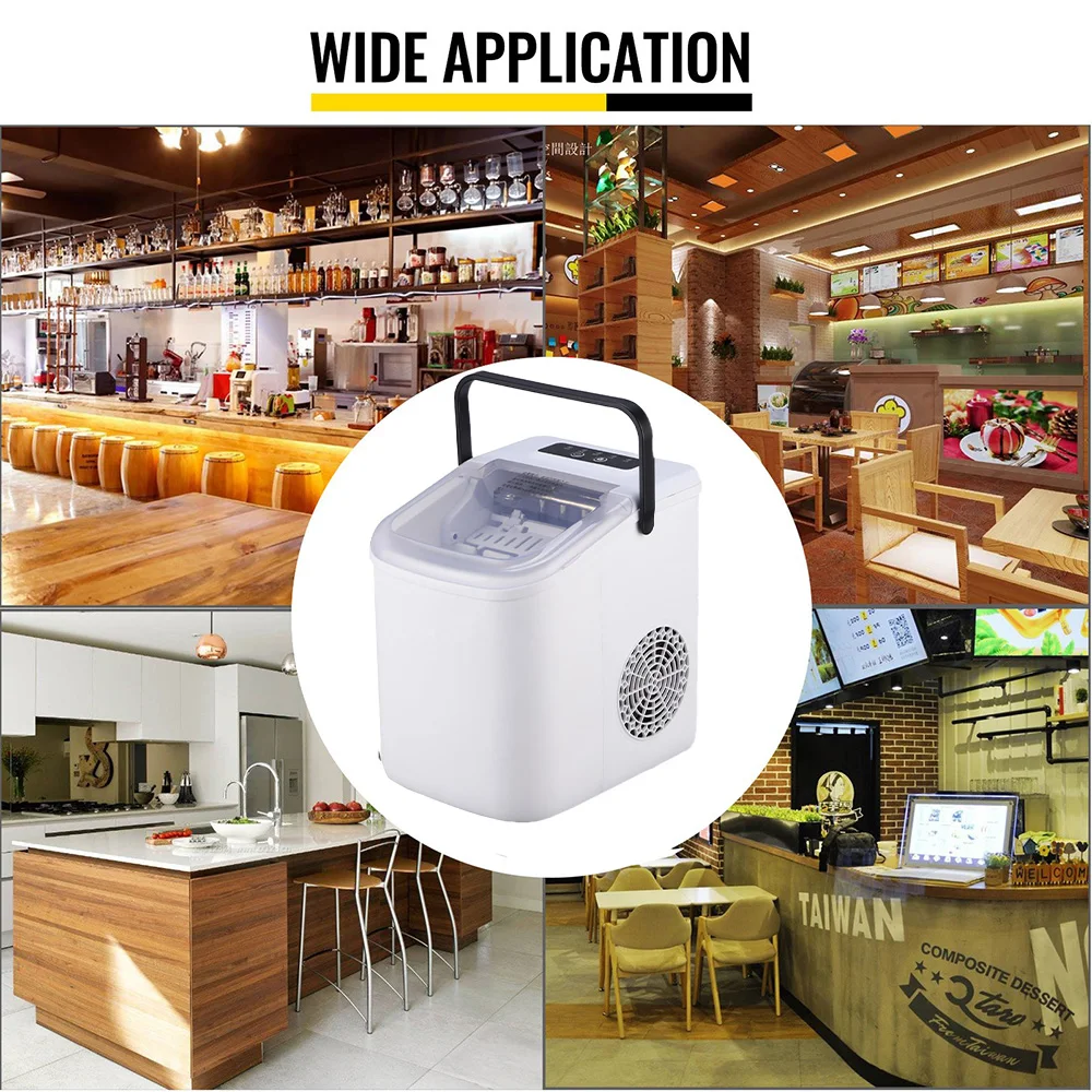 Portable Ice Maker Countertop Top Ice Maker Machine Compact and Self Cleaning for Home/Kitchen/Office