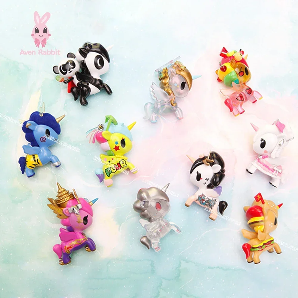 Tokidoki Unicorno Series 7 Blind Box Unicorn Toys Mystery Box Figure Caja Misteriosa Surprise Kawaii Model Girl Birthday Gift