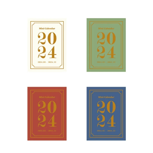 Creative Tear Off Desk Calendar Stylish Decoration Efficient Daily Planner  for Easy Planning in 2024 Adorable