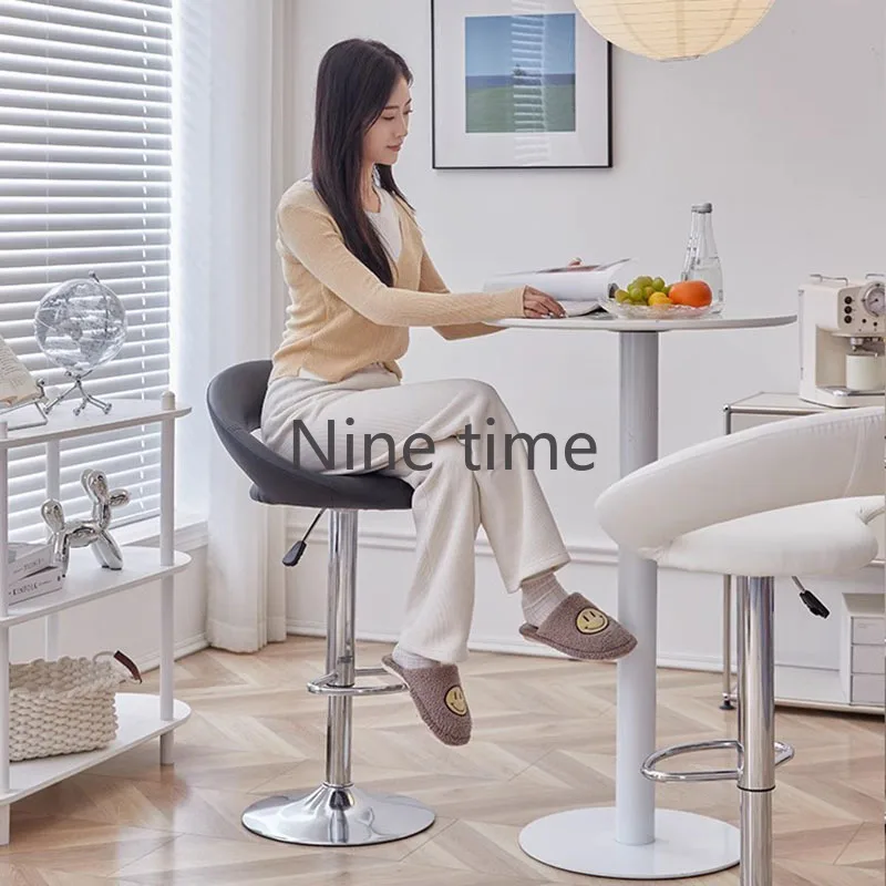 

Designer Modern Counter Bar Chairs Luxury Restaurant Make Up Library Kitchen Bar Chairs Office Swiver Tabourets De Bar Furniture