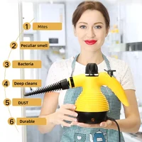 Handheld Steam Cleaner Washing Machine 1000W High Temperature High Pressure Car Steam Cleaner for Kitchen Car Grime Window Clean 2