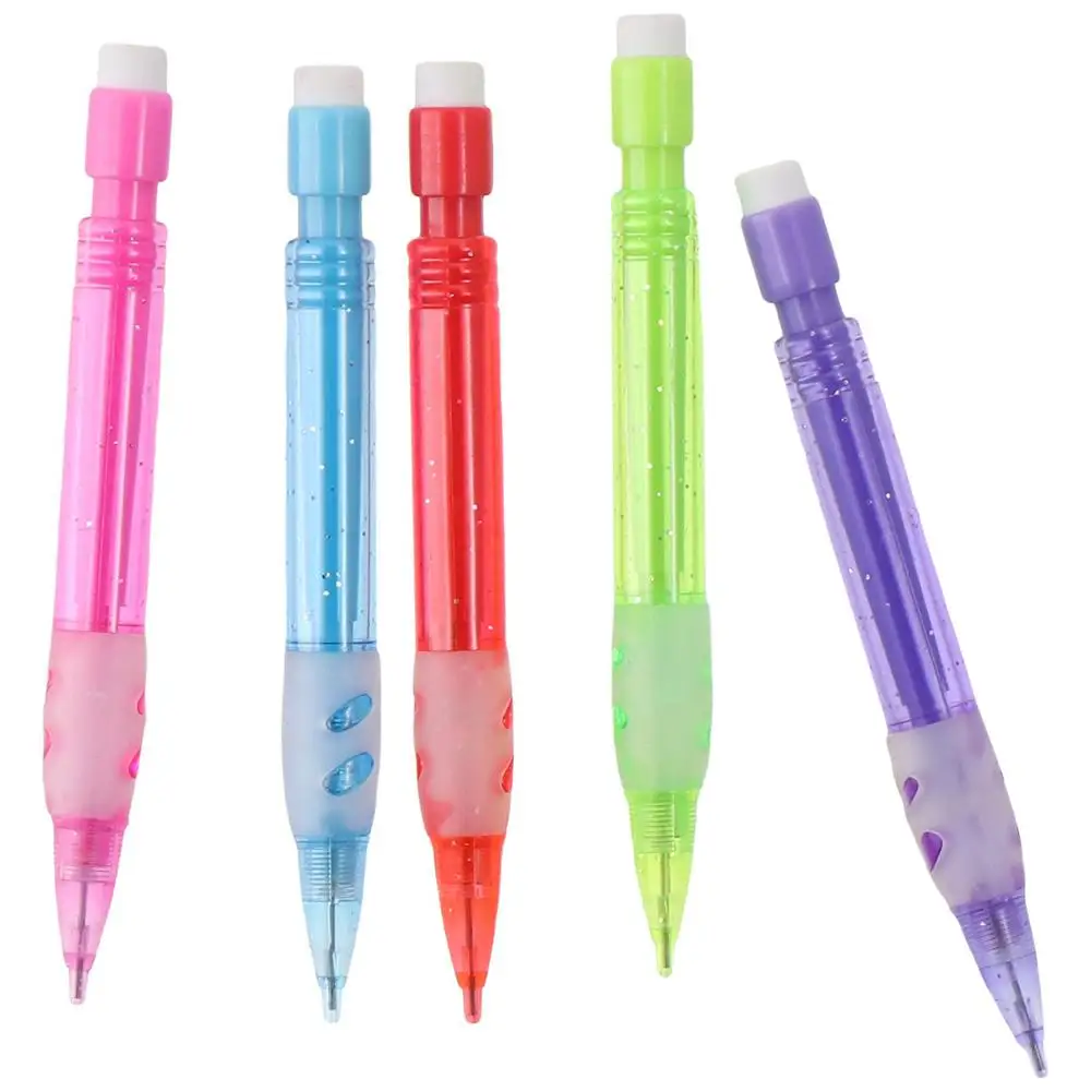15PCS 미니 기계 연필 0.7mm 사무실 자동 연필 아트 스케치 그림 그리기 쓰기 편지지 학교 용품