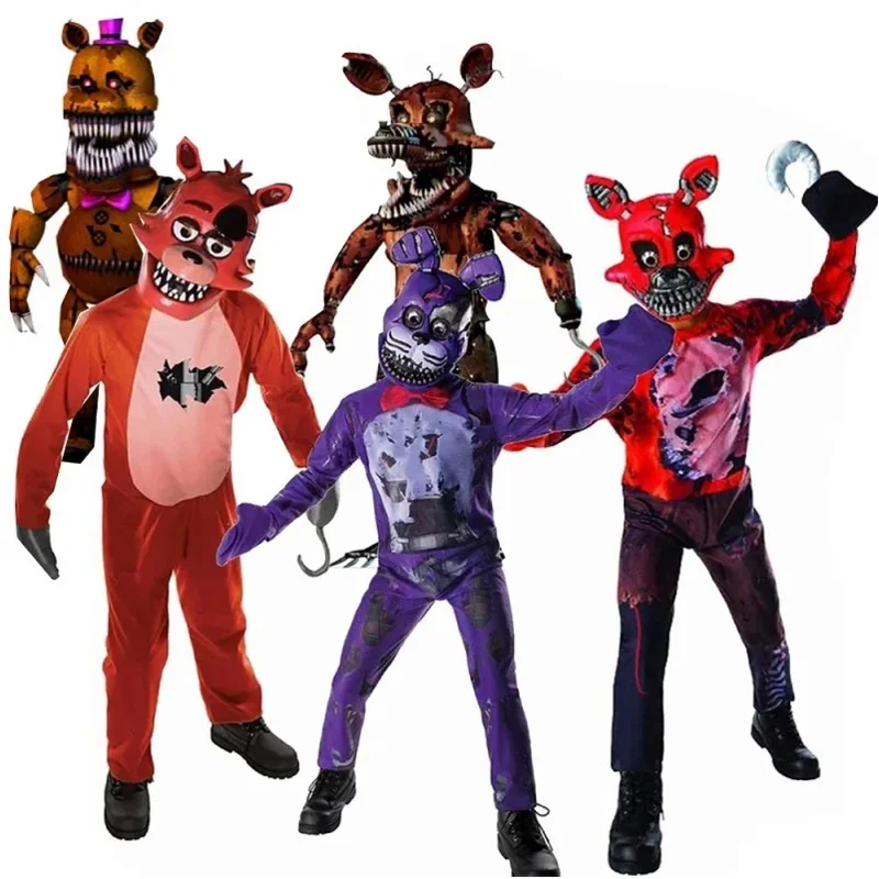 

Детский карнавальный костюм Fnaf, детский костюм супергероя для Хэллоуина, 2023