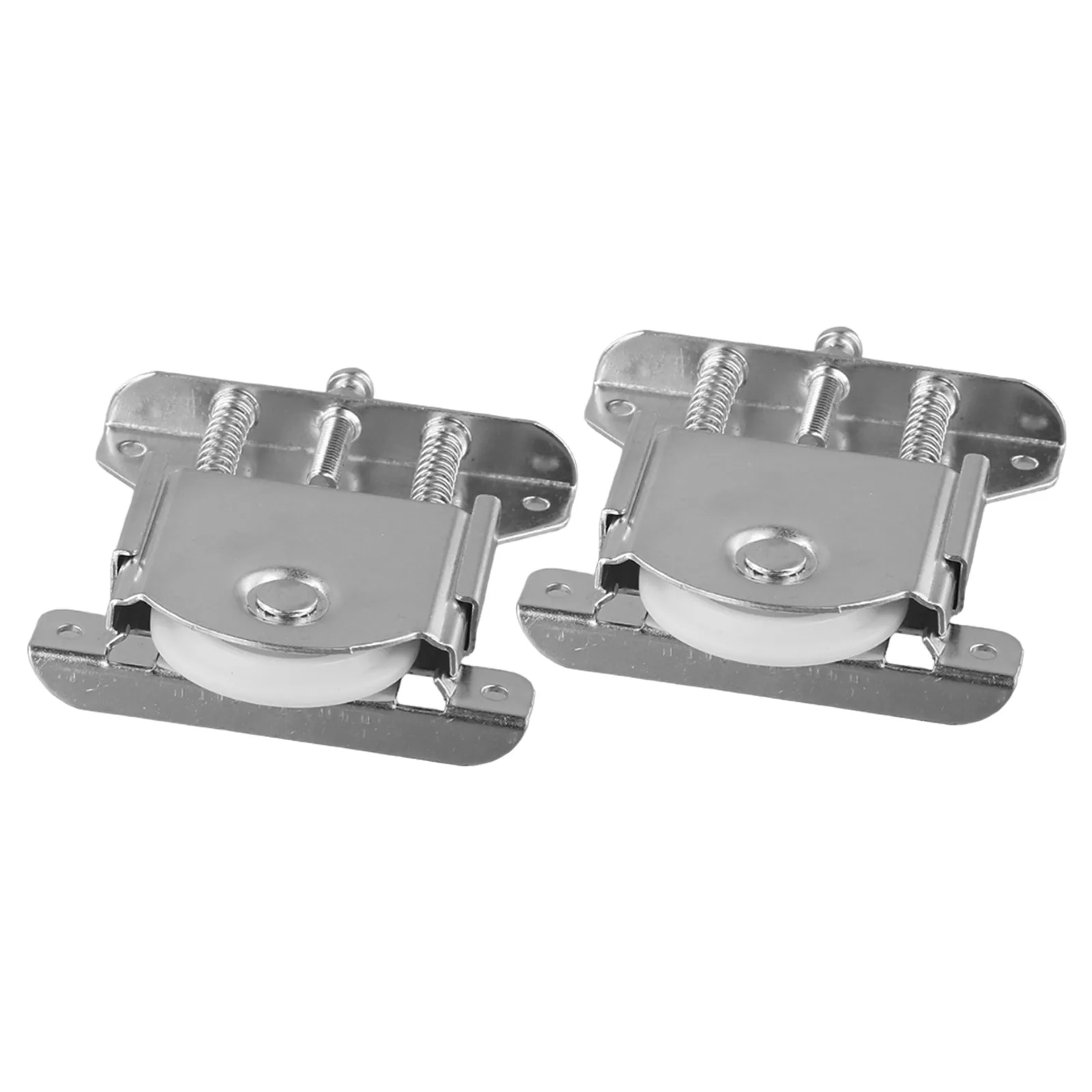 2pcs Pulleys For Sliding Door Pulley With Damping er Wheel Sliding Door Pulley Double Spring Rebound Home Improvement Parts