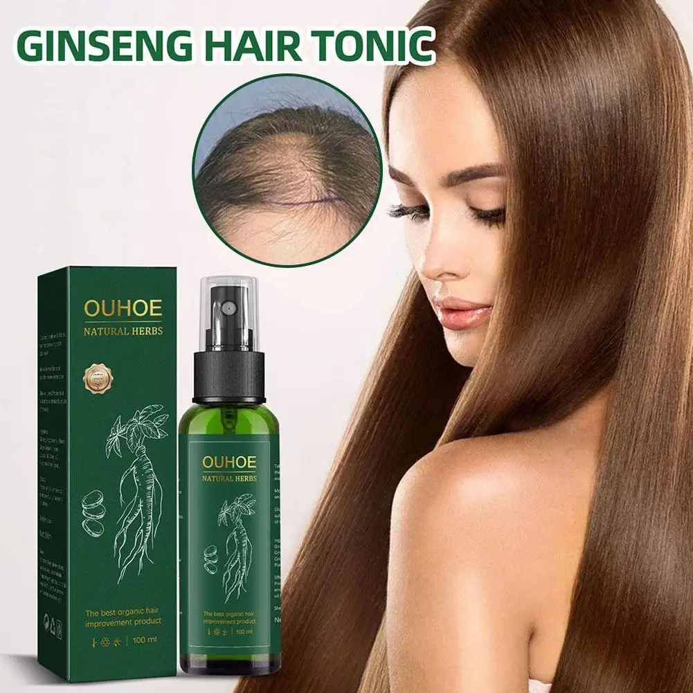 Ginseng Hair Essence Moisturizes Hair Prevent Supple Scalp Cosmetic Repair Spray Loss R6R7