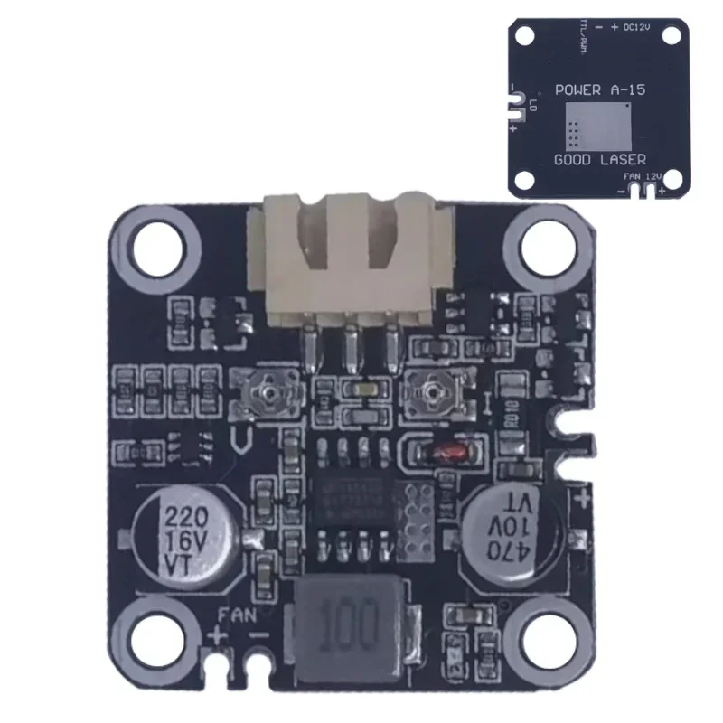 

NEW Laser Diode LD driver board w/ TTL modulation current 1A-2A DC 12V voltage current adjustable 405nm 445nm 450nm