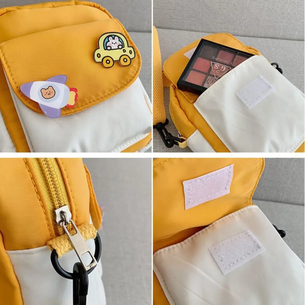 Girls Crossbody Purse Cute Crossbody Bag Nylon Little Purses Mini Shoulder Bags Wallets for Girls - 5
