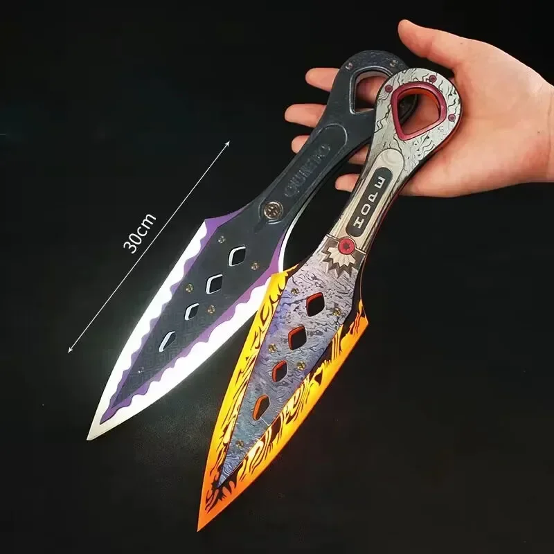 APEX Legend Wraith Charge Glow Acrylica Kunai 30cm Model Cosplay