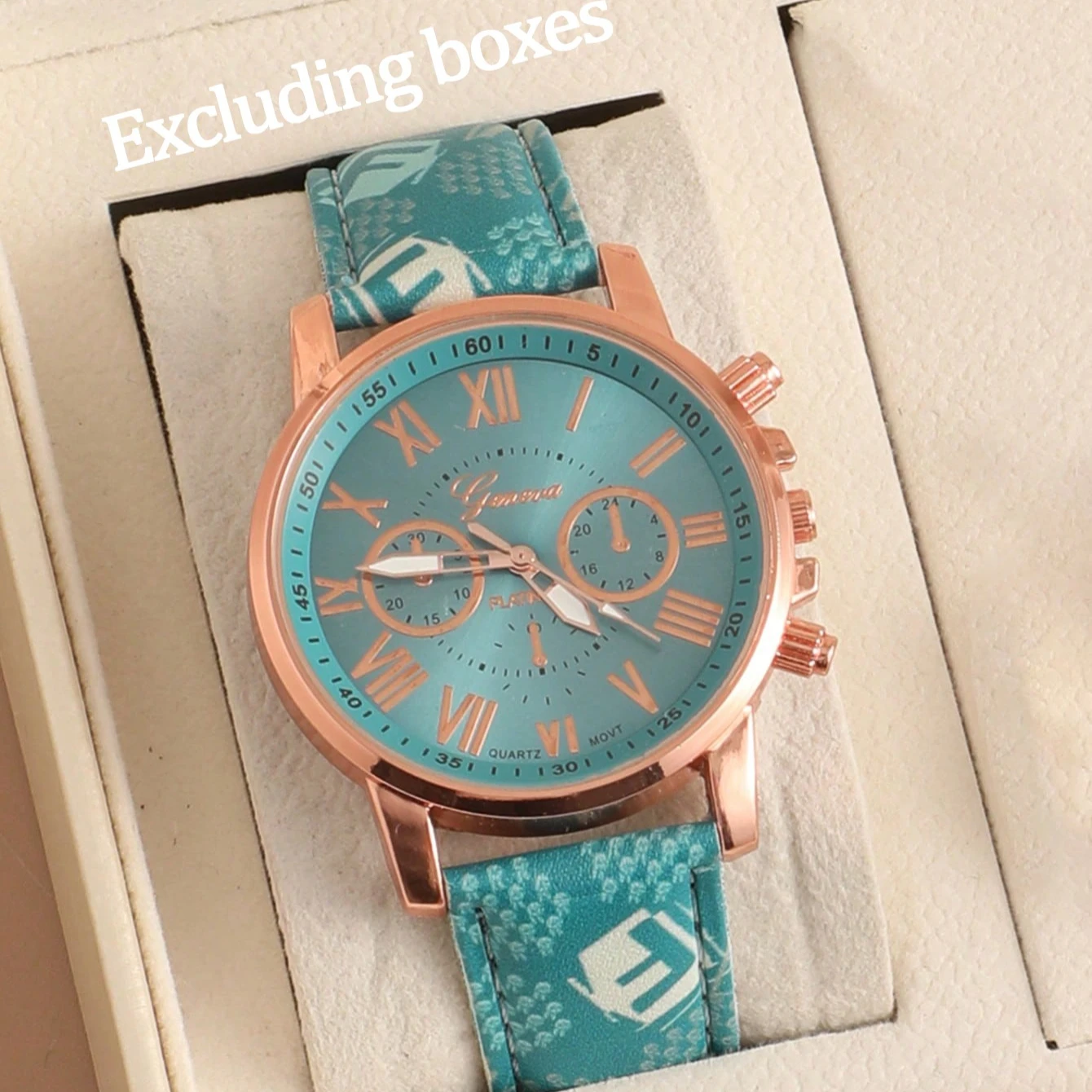 Women's Colorful Series Watch Countryside Cute Style Women's Watch Classic with Roman Scale Dial Quartz Watch(Box Not Included)