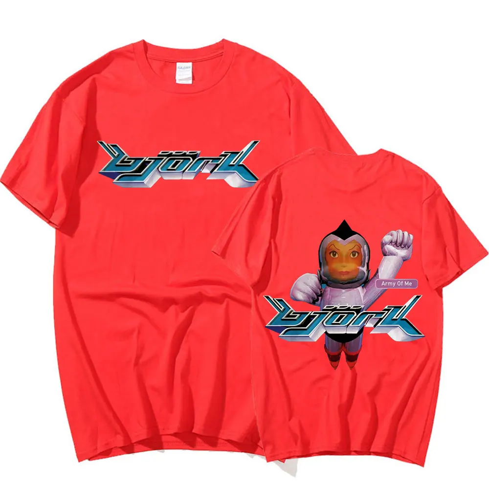 Bjork Army of Me Aphex Twin T Shirt Hip Hop Vintage
