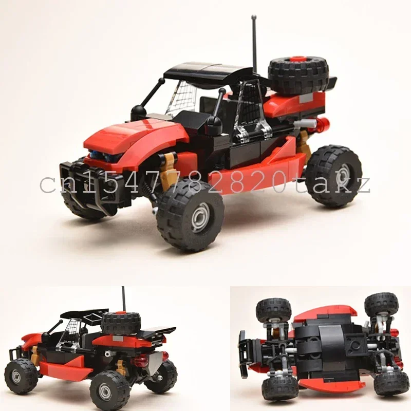 

Новинка, 156 шт., спортивные внедорожники, строительный комплект, блочные самоблокирующиеся кирпичи, детские игрушки, подарок на день рождения и Рождество