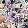10/30/50PCS Magic Witch Art Cartoon Stickers Aesthetic Goth DIY Phone Laptop Luggage Skateboard Cool Graffiti Decals for Kid Toy 2