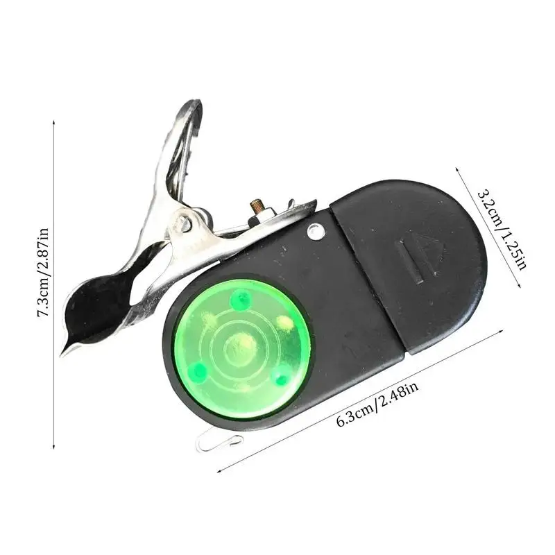 Electronic Bite Alarm Fishing Buzzer Equipment Fishing Rod Alarm Reusable Bite With LED Indicator Night Time