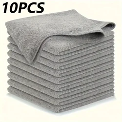 Set of Premium Microfiber Cleaning Towels - Super Absorbent, Soft, and Stain - Removing (10 Pcs)