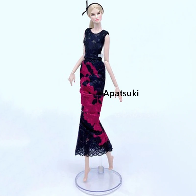 Barbie Doll Clothes Doll Clothes Accessories Fashion Lace Doll Dress Outfits Party Gown Tank Shirt Skirt Coat Jacket for 1/6 Dolls Toys