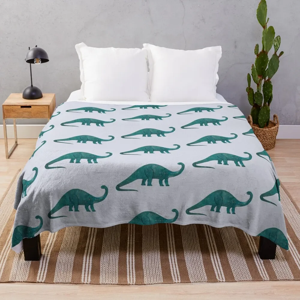 

Dinosaur Brontosaurus 61419 Throw Blanket Multi-Purpose For Decorative Sofa Blankets