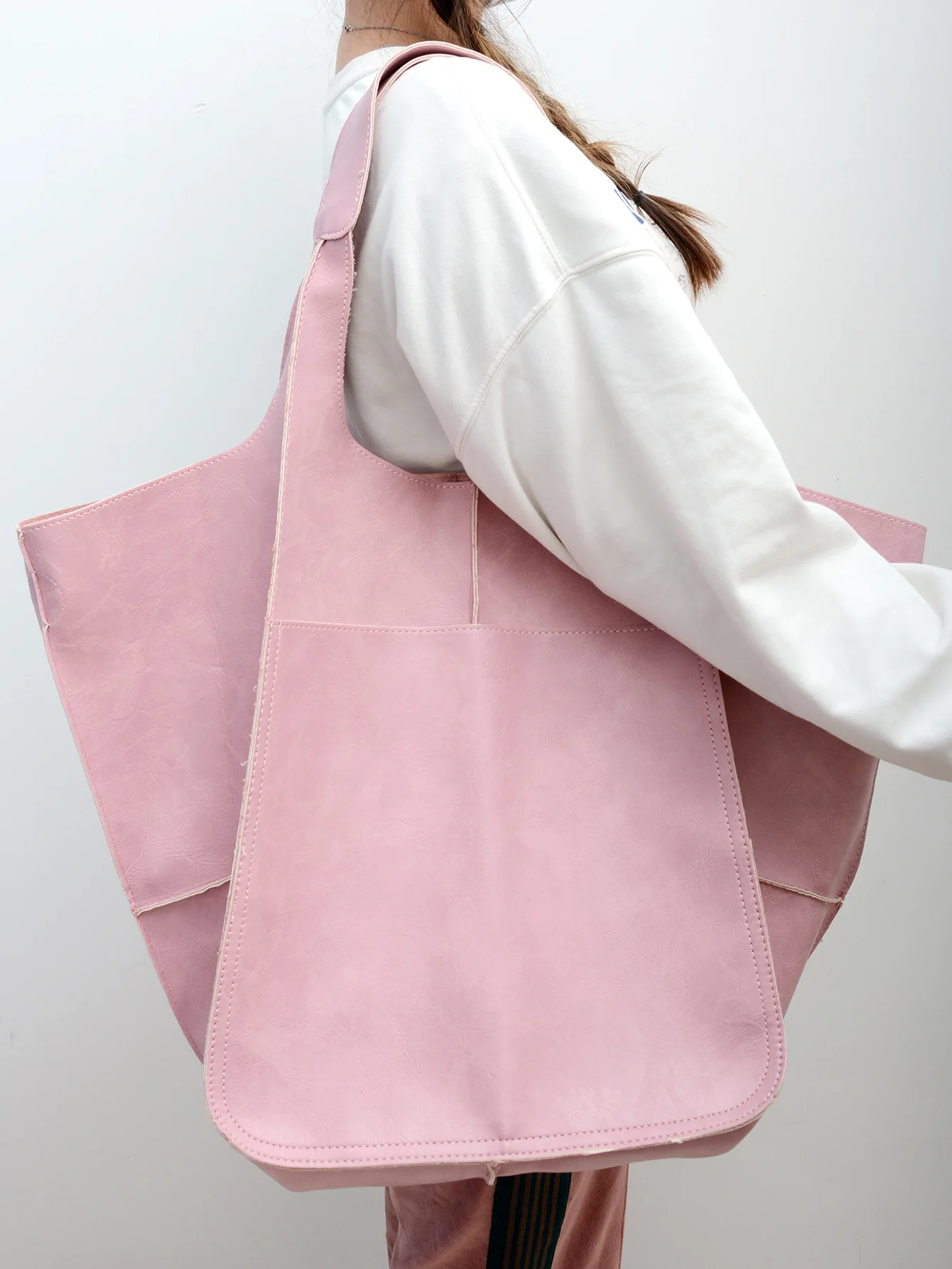 Handbags For Women 2022 Designer Luxury Handbag Large Capacity Soft Leather Woman Bag Oversized Shoulder Bag Lady Shopping Tote 41 Handbags For Women 2022 Designer Luxury Handbag Large Capacity Soft Leather Woman Bag Oversized Shoulder Bag Lady Shopping Tote