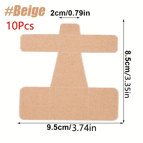10PCS Precut Kinesiology Tape for Bunion,Bunion Corrector & Relief,Big Toe Support Pain Relief,Hypoallergenic Latex-Free Tape - Image 7