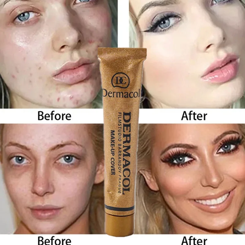 High Covering Waterproof Concealer Make Up 14Color Concealer Foundation Long-Lasting Concealer Tattoo Covering Cream Makeup