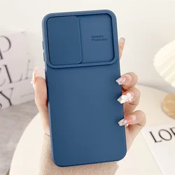 Vibrant Slide Camera Candy Color Phone Case Cover - Samsung Galaxy A32 5G (Navy)