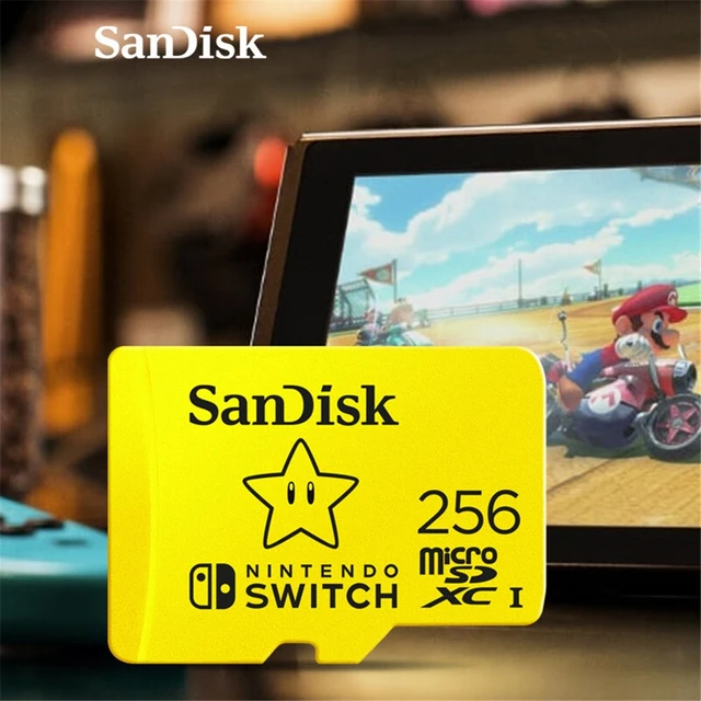 SanDisk Nintendo Switch Licensed Micro SD Card 64GB 128GB 256GB 512GB  Memory Card U3 4K Ultra HD 100MB/s TF Flash Card - AliExpress