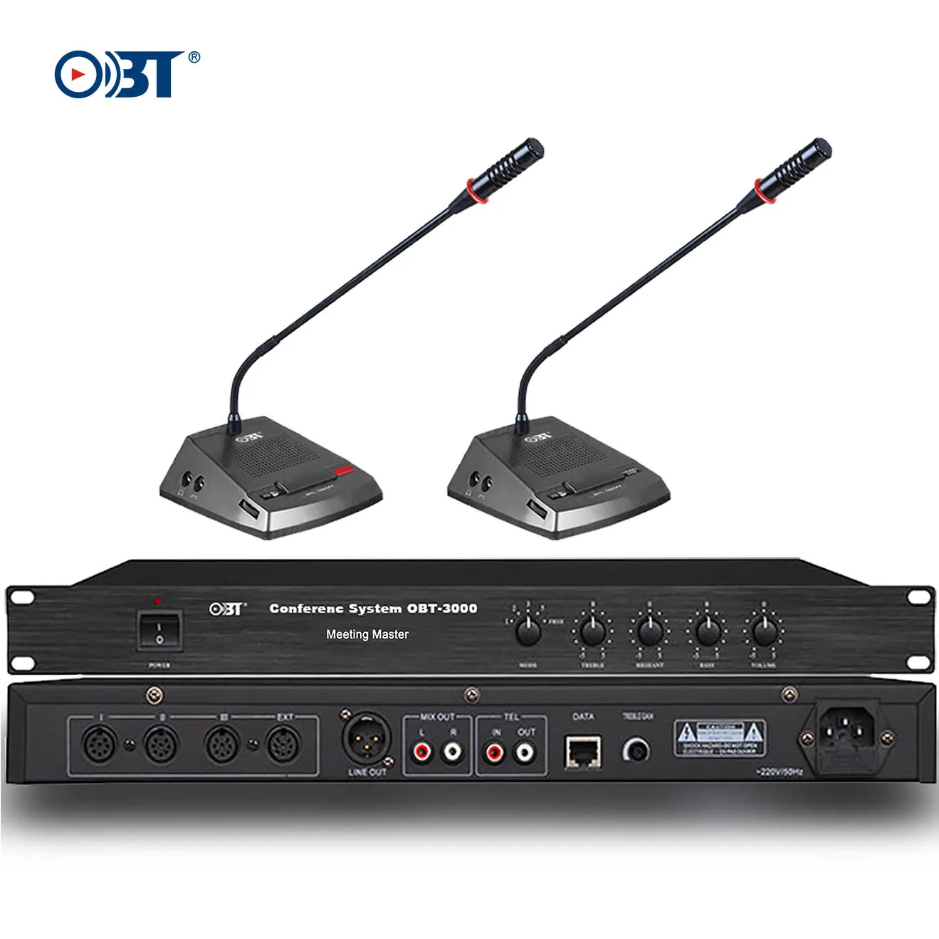 

Professional wired conference microphone audio conference system