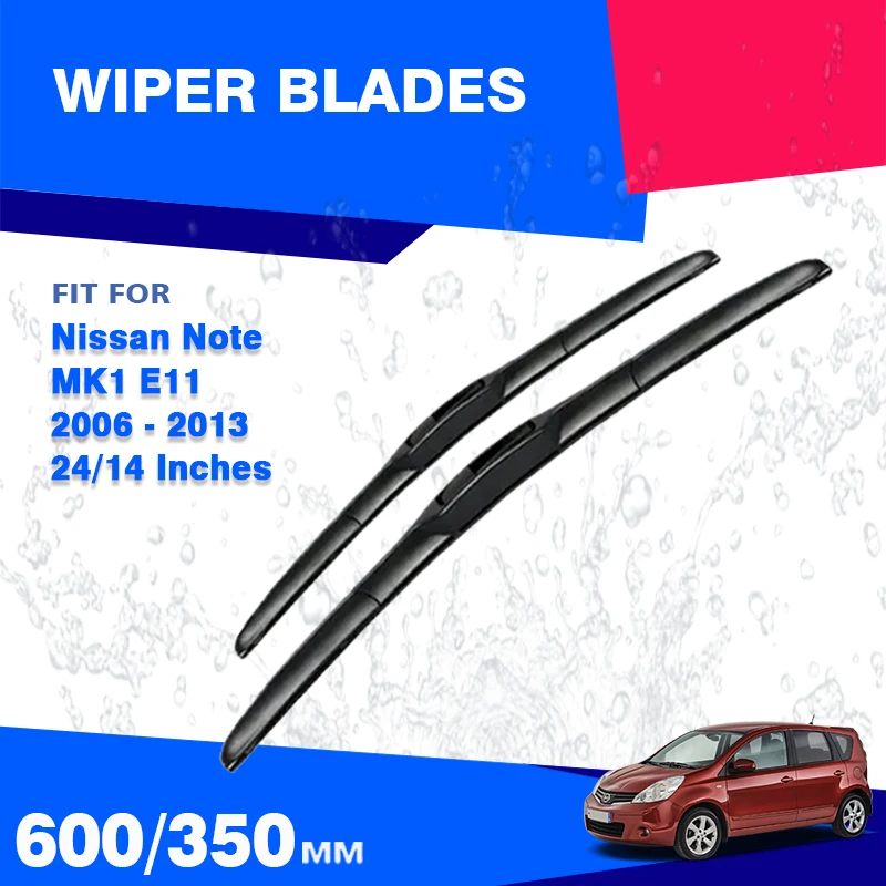 

Щетки стеклоочистителя переднего лобового стекла для Nissan Note MK1 E11 2006 - 2013