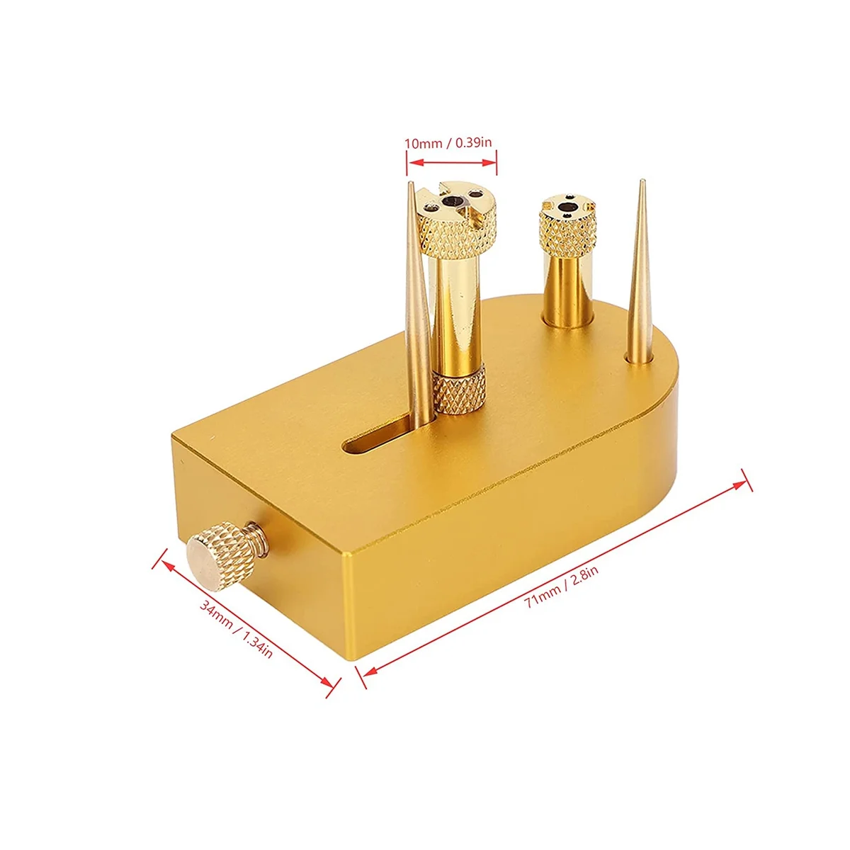 

Watch Repair Tool Brass Support Stand Hairspring Stand Watch Movement Balance Wheel Holder for Watchmakers Repairers