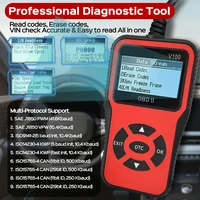 Car OBD2 Scanner Diagnostic Tool Code Reader, Car Voltage Tester Engine Fault Code Scanner, Charging Tester Diagnostic Tool R100 - Image 3