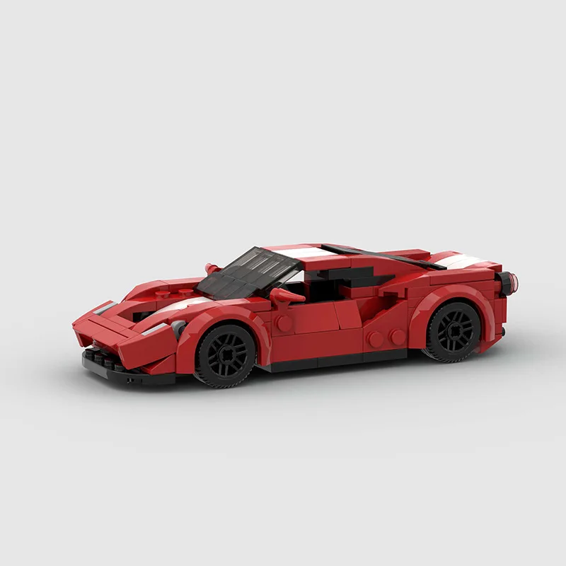 

Aiaitoy, красный скоростной чемпион, супер спортивные автомобили, строительные блоки, набор кирпичей, детские игрушки, подарки для мальчиков и девочек, 176 шт.