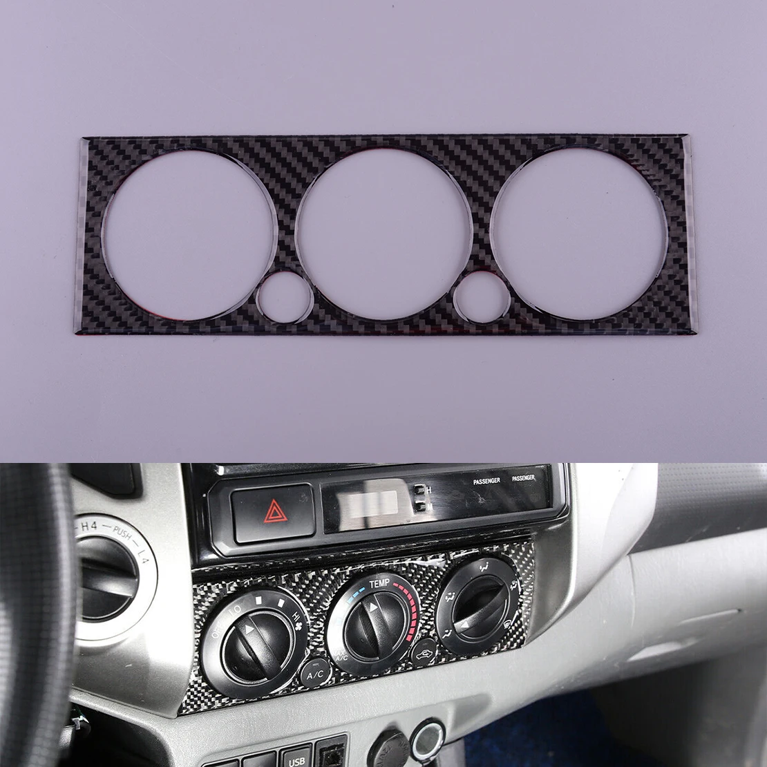 

Автомобильный Кондиционер, внешняя отделка, подходит для Toyota Tacoma 2011 2012 2013 2014 2015, углеродное волокно, черный