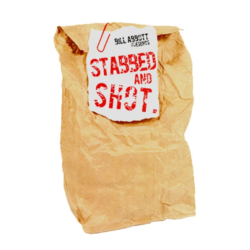 

Stabbed & Shot (Gimmicks) by Bill Abbott Card Magic and Trick Decks Close Up Performer Stage / Parlor Magic Props Mentalism Fun