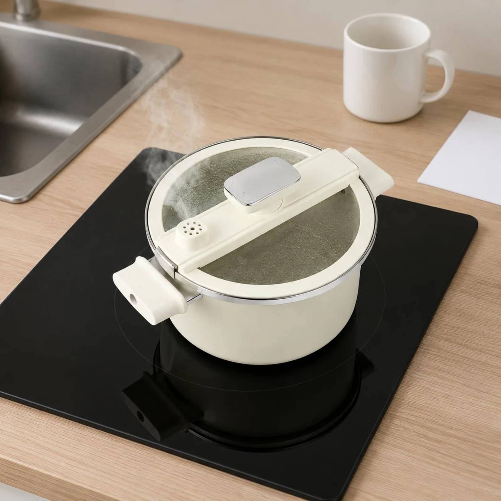 Enamel Pressure Cooker 3
