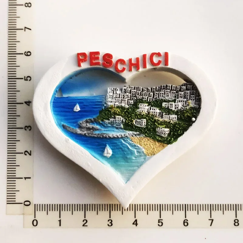 Magnete Frigorifero 3D Trulli Di Alberobello – Apribottiglie E Souvenir Italia – Fatto A Mano In Resina 5,5x8,5 Cm