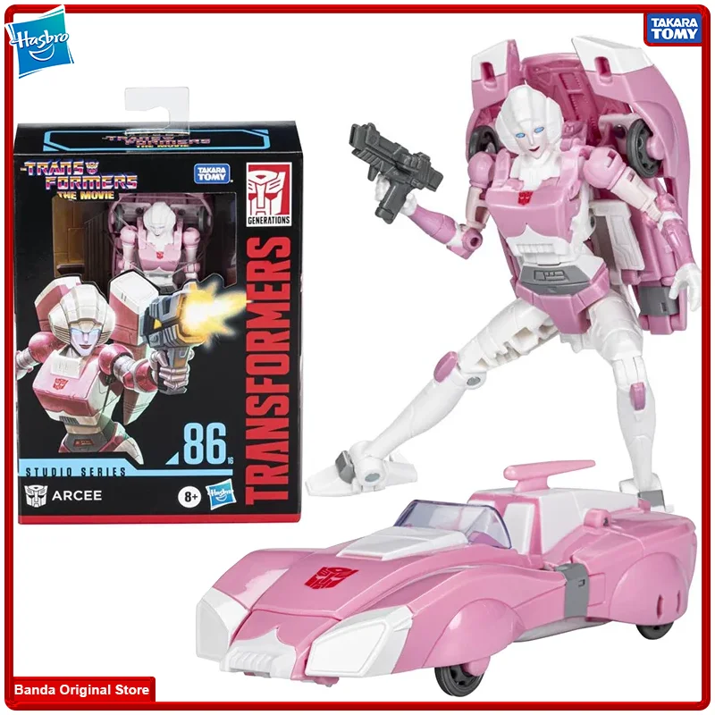 

100% In Stock Original Hasbro Takara Tomy Transformers The Movie SS86-16 SS8616 Deluxe Arcee Autobot Action Figures Model Toys