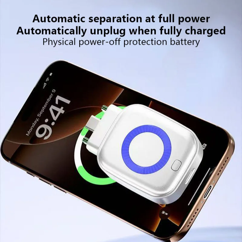 USB C 휴대폰 완전 충전 자동 전원 차단 자동 분리기 자동 전원 끄기 140W 고속 충전 어댑터 AI 인식