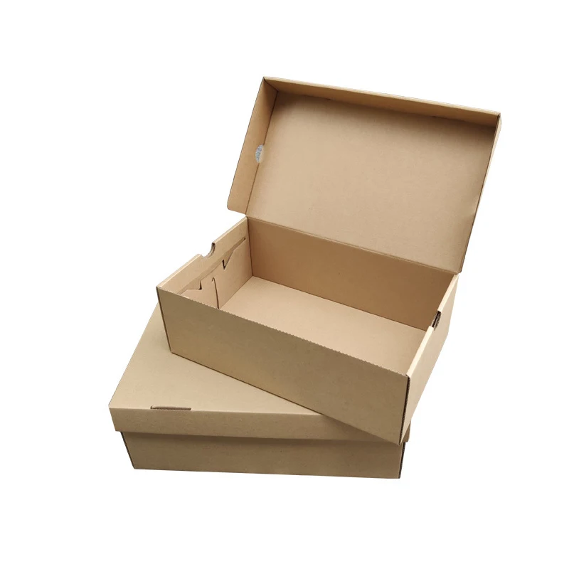 10PackMultisizeKraftPaperShoesBoxesHandmadePackageBigsize