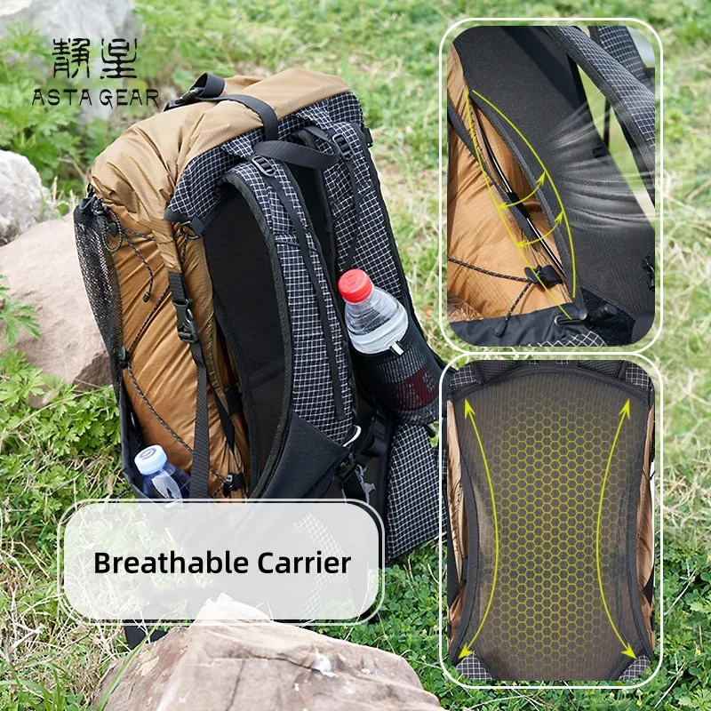 Asta Gear Jianshan UHMWPE Backpack Outdoor Ultralight Backpack Camping Hiking Mountaineering CDF Traveling Backpack 3