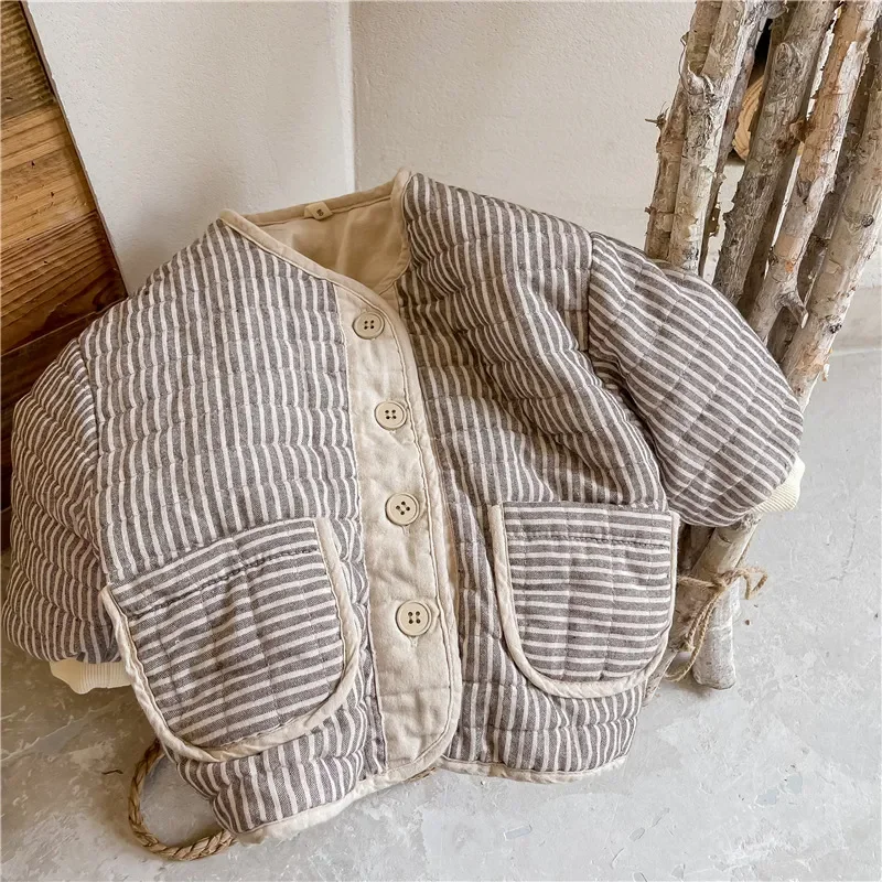 Children Outerwear Coats Autumn Winter Children's Winter Clothing Korean Cotton Padded Coat for Girls Kids Jacket