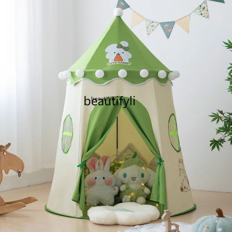 Kids tent indoor yurt playhouse little girl boy princess castle baby toys
