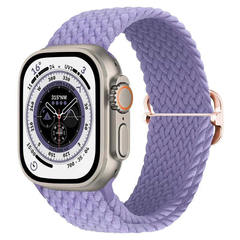 Braided Solo Loop Elastic Nylon Bracelet