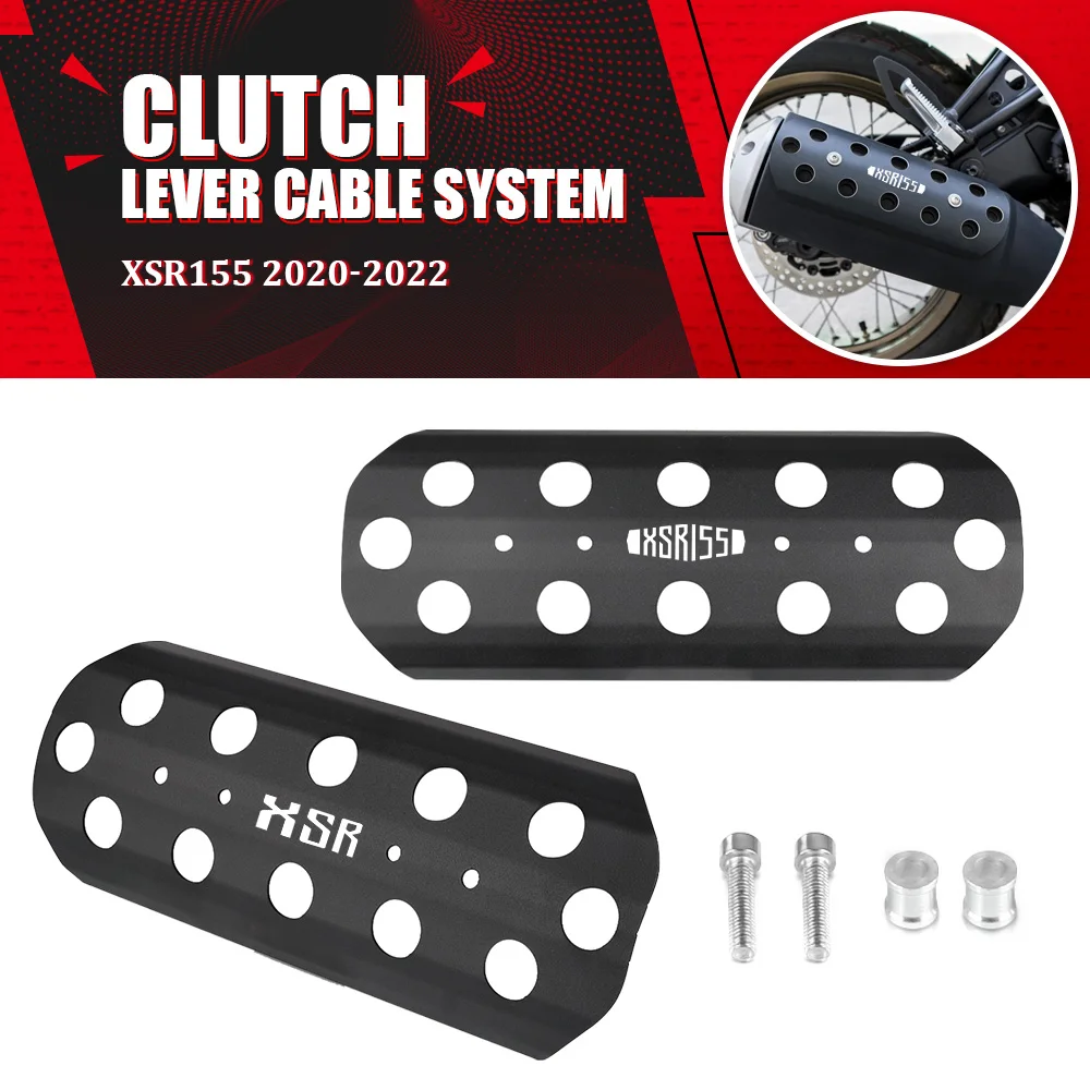 

For YAMAHA XSR155 XSR 155 2019 2020 Motorcycle Exhaust Shield Protection Heat Protection Cover Exhaust Pipe Crash Protector