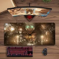Attack-On-Titan Ackerman Mousepads Monster Large Mouse Mat Big Desk Pad Non Slip Rubber Mouse Pad Big Keyboard Mats Mouse Pad 2