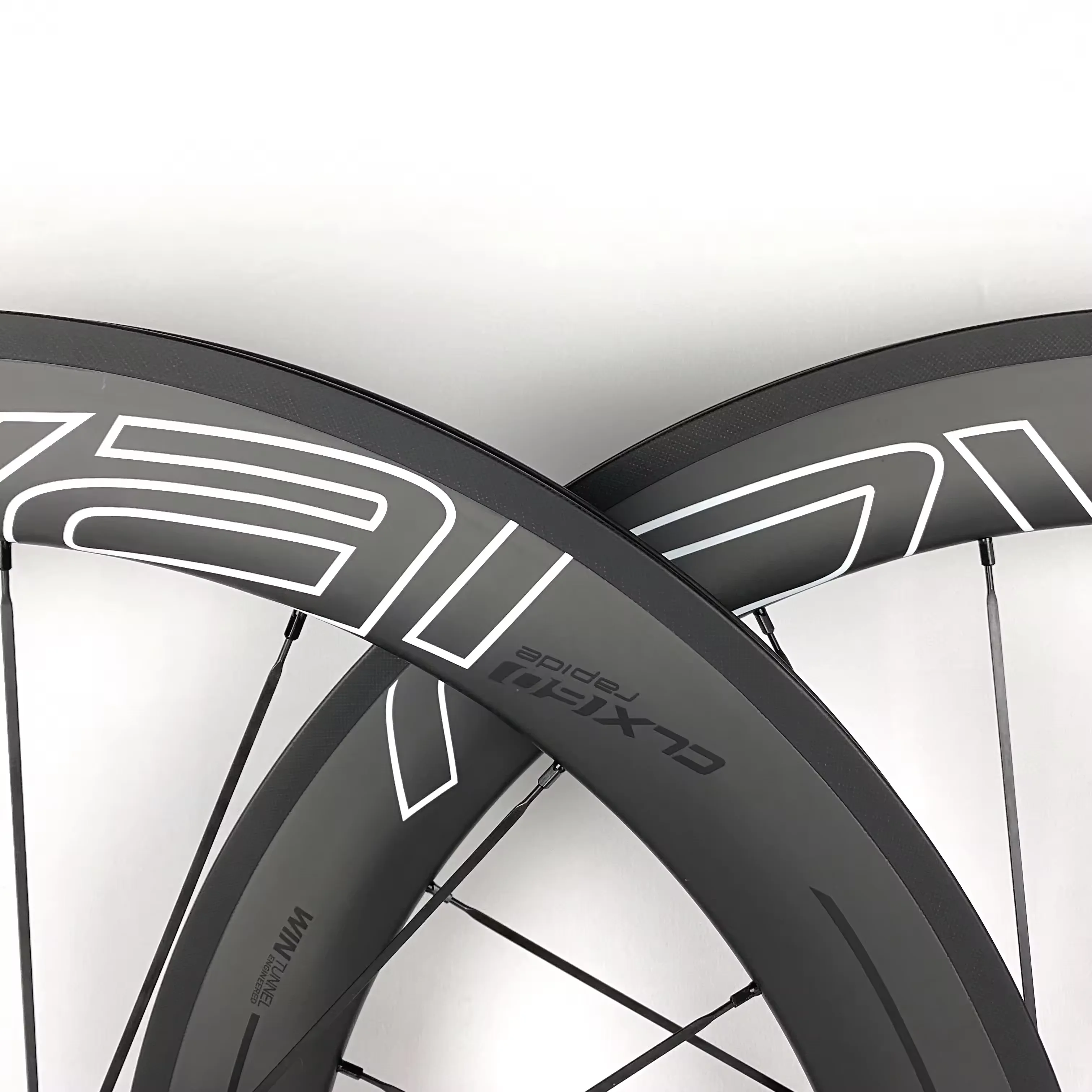 700C Road Bicycle V/Rim Brake Bike Carbon Fiber Wheel Set 38/50/60/88mm ...